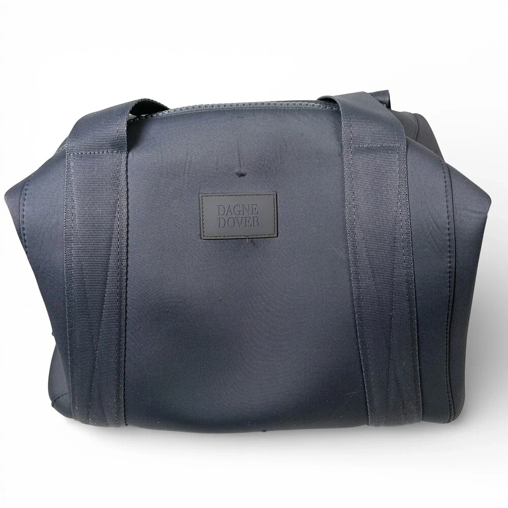 Dagne Dover Landon Carryall Neoprene Diaper Bag Dark Gray Large